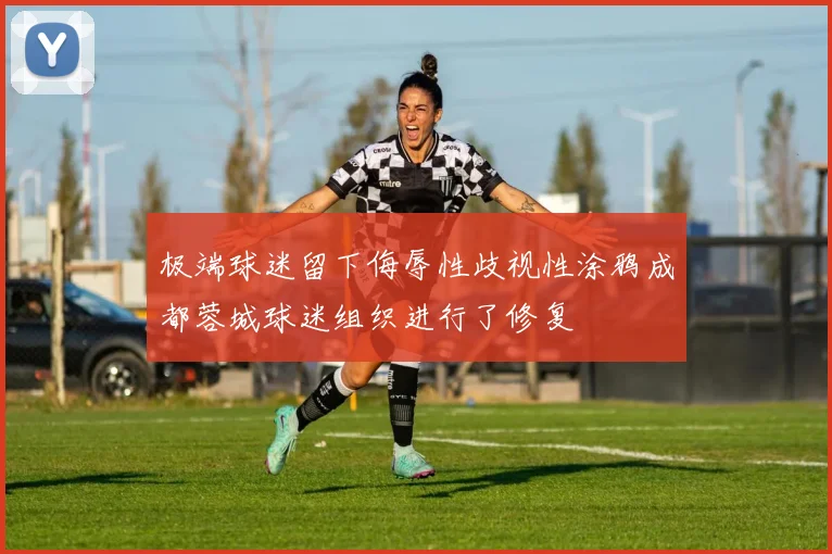 极端球迷留下侮辱性歧视性涂鸦成都蓉城球迷组织进行了修复
