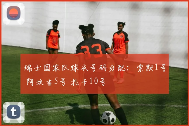 瑞士国家队球衣号码分配：索默1号 阿坎吉5号 扎卡10号